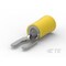 Te Connectivity Fork Terminal, #6 Stud Size, 10 AWG, 300 V, Nylon Insulated, Yellow 52430-1 - alternate 1